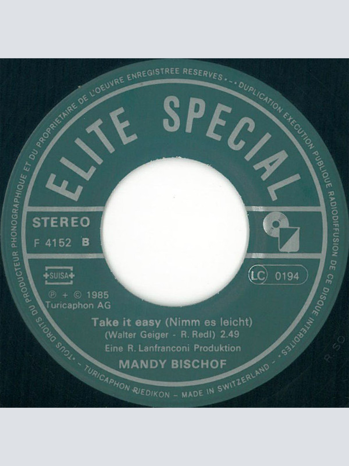 Vinyl / Mandy Bischof - Ich Tu Alles Für Dich