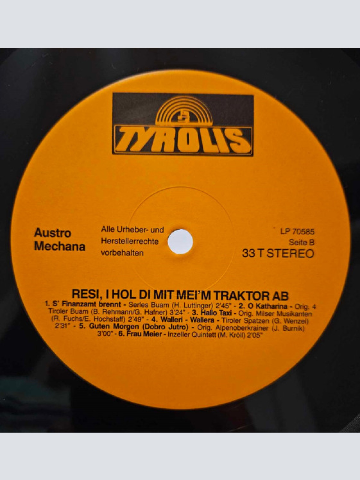 Vinyl / Various - Resi I Hol Di Mit Mei'm Traktor Ab