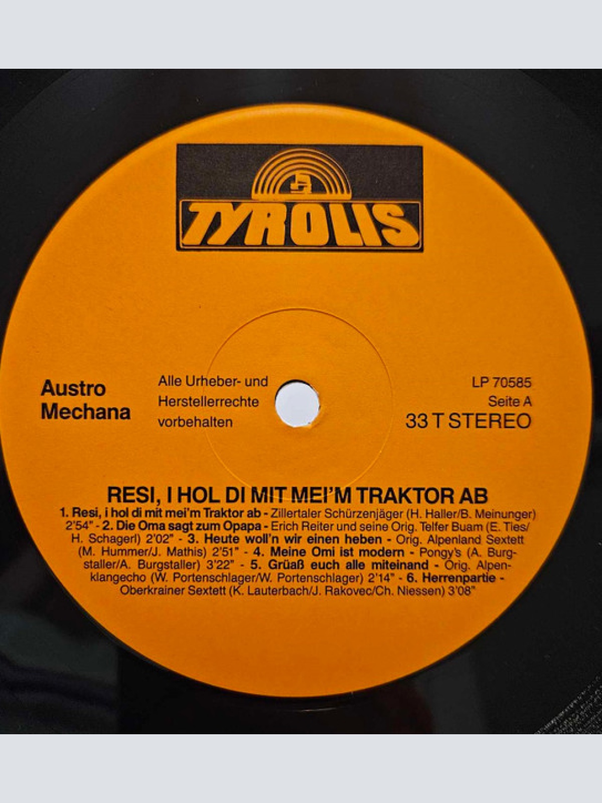 Vinyl / Various - Resi I Hol Di Mit Mei'm Traktor Ab