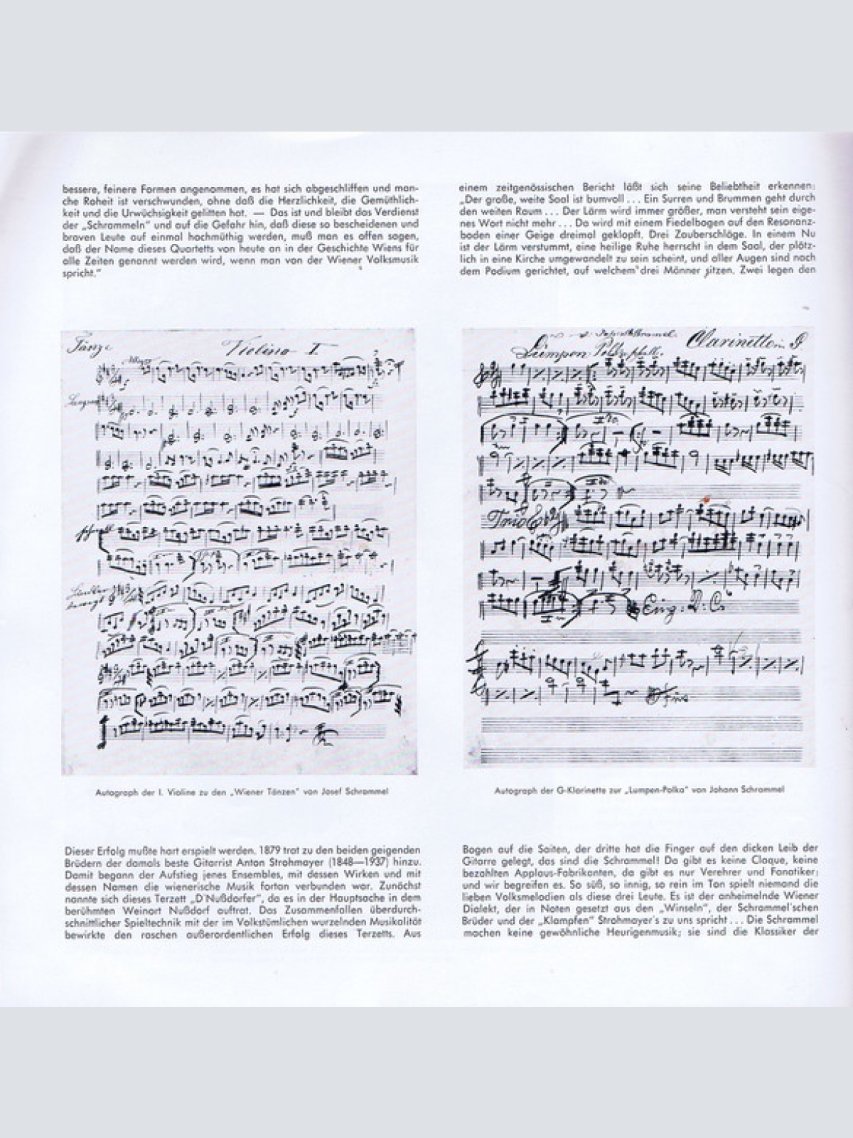 Vinyl / Das Klassische Wiener Schrammelquartett - Das Werk Der Brüder Schrammel