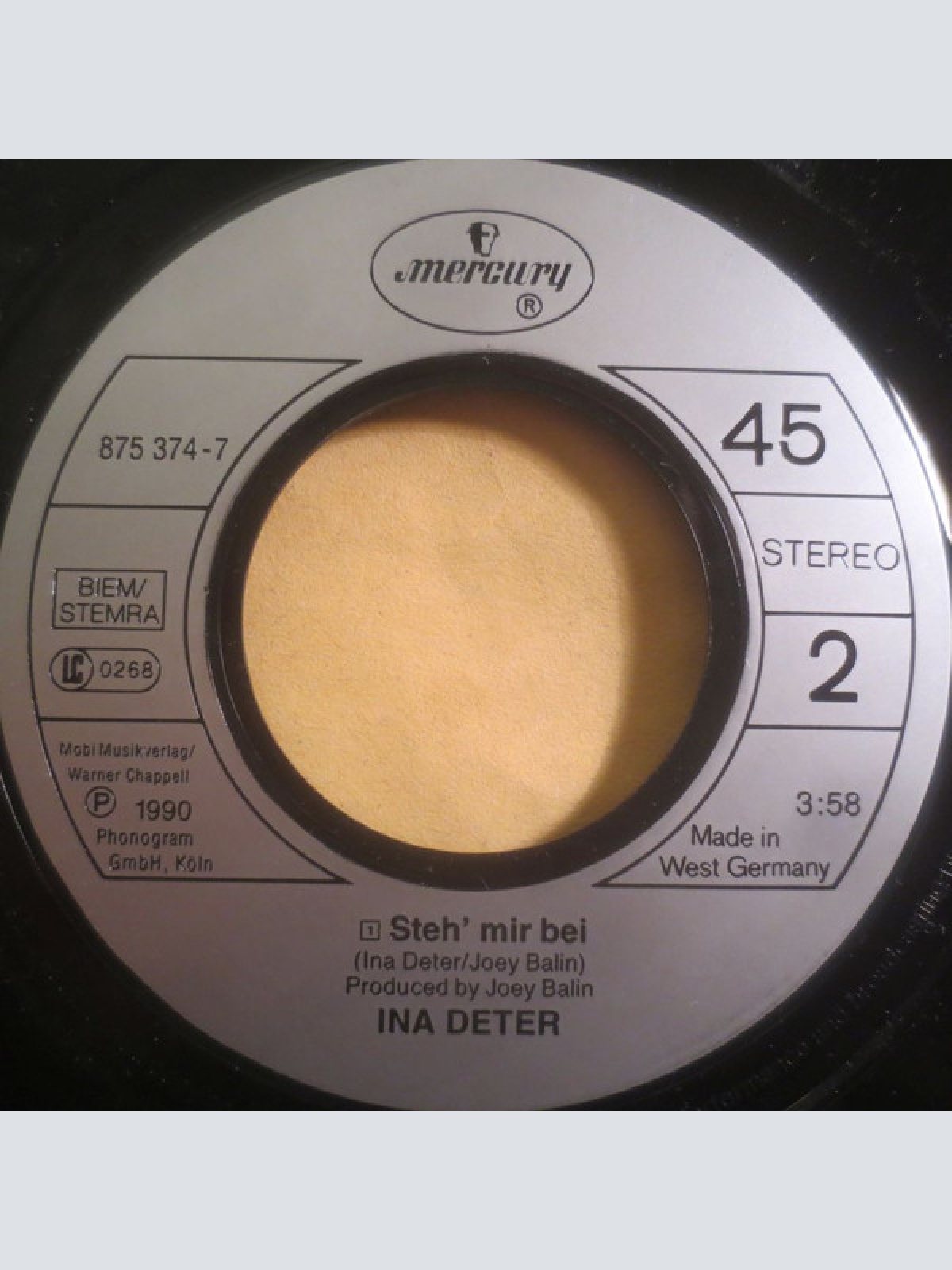 Vinyl / Ina Deter - Soll Mich Lieben Wer Will