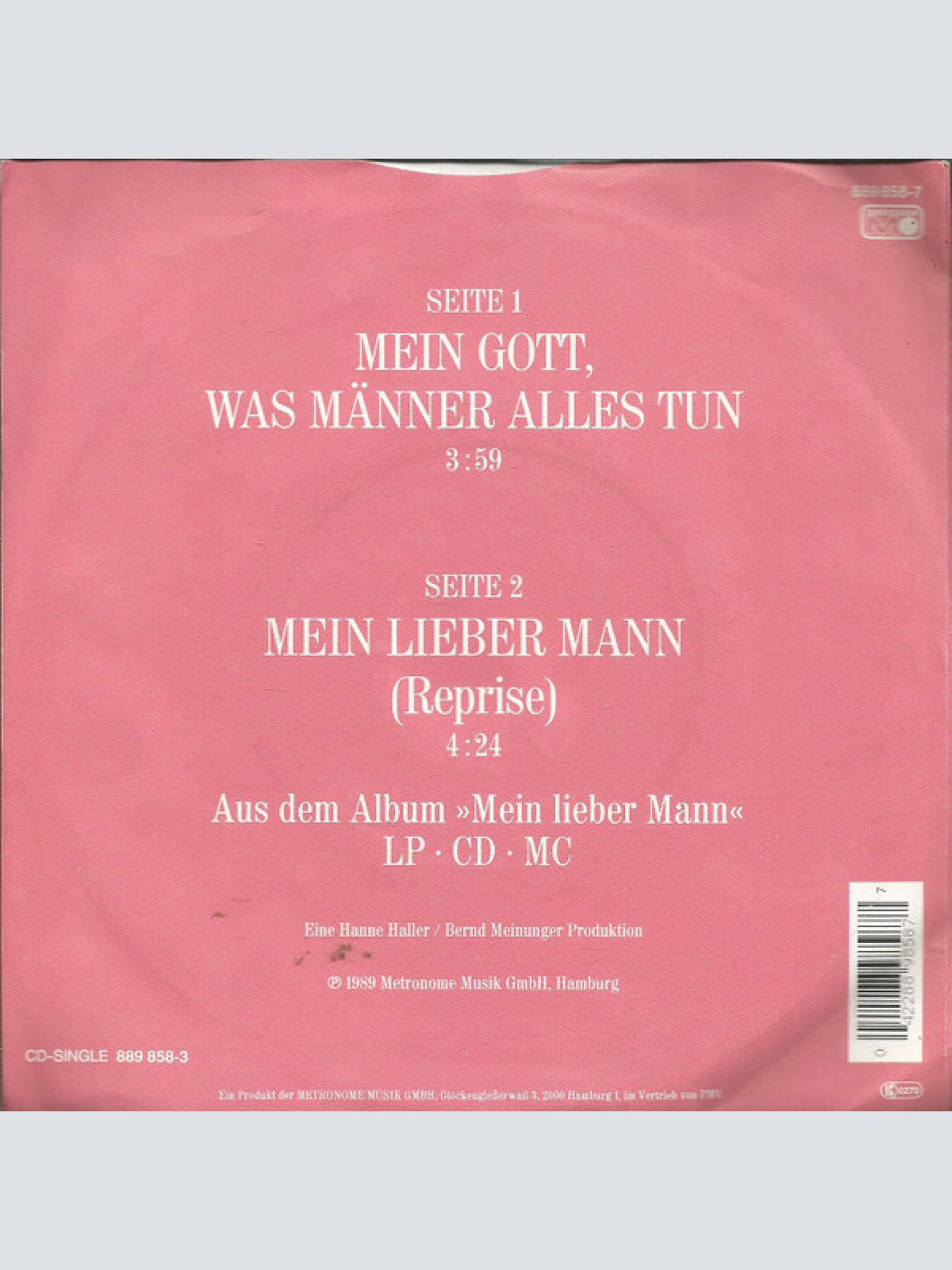 Vinyl / Hanne Haller - Mein Gott, Was Männer Alles Tun