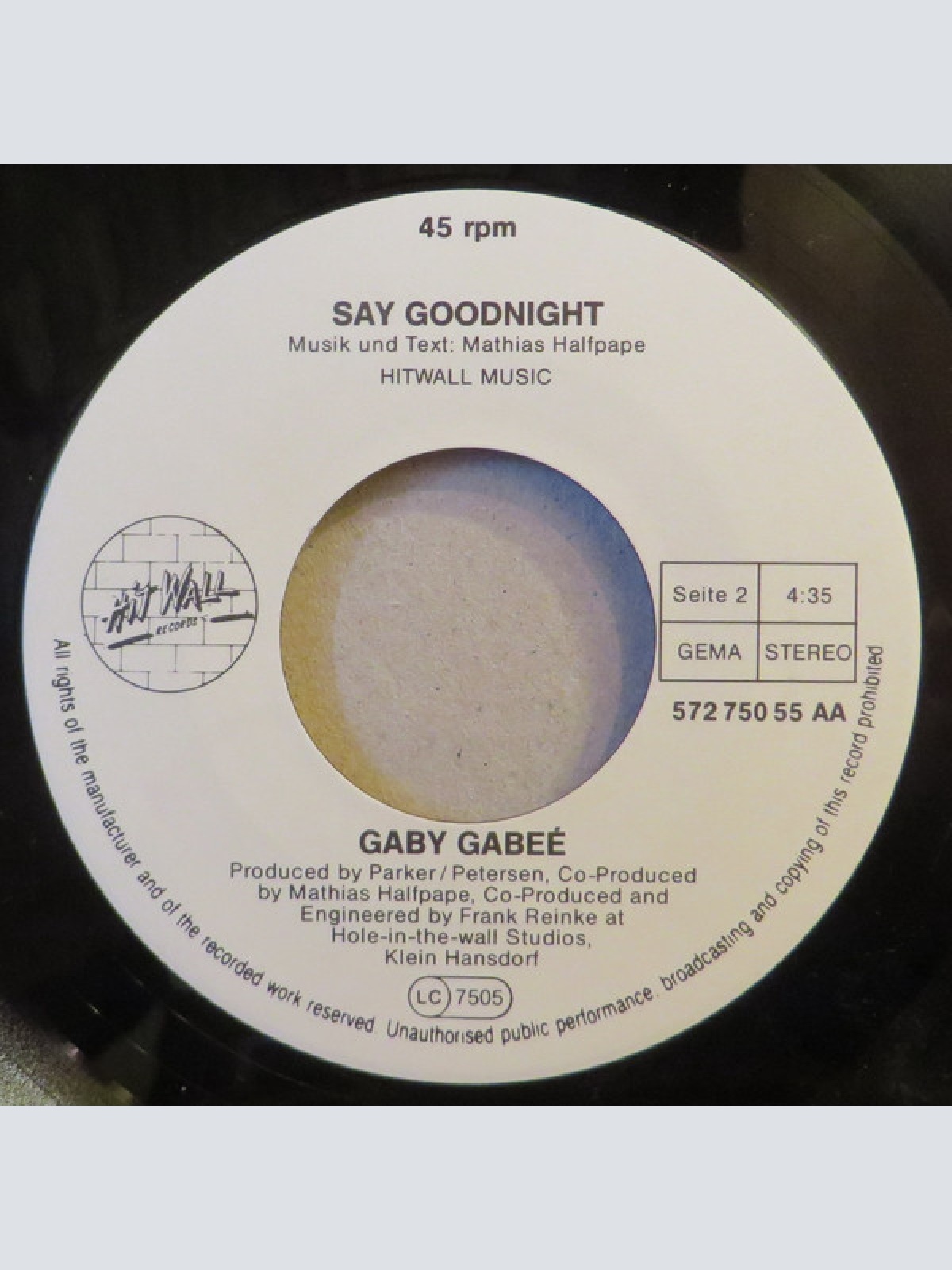 Vinyl / Gaby Gabeé - Accordeon