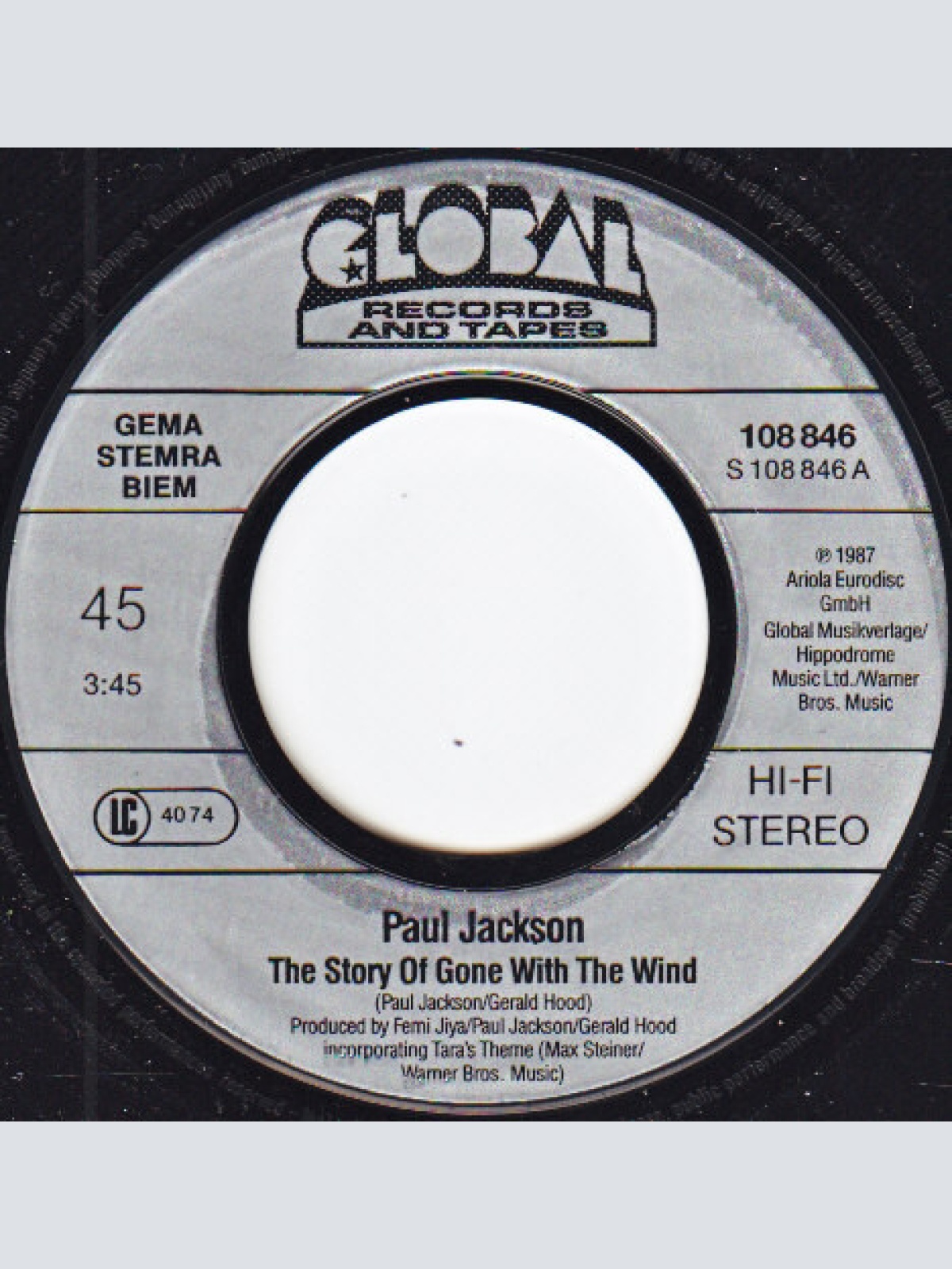 Vinyl / Paul Jackson (9) - The Story Of Gone With The Wind