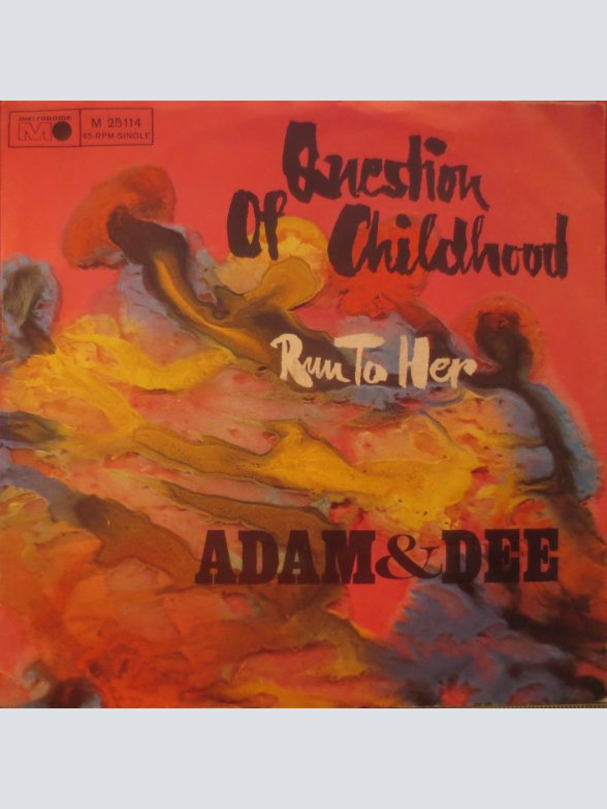 Vinyl / Adam & Dee - Question Of Childhood