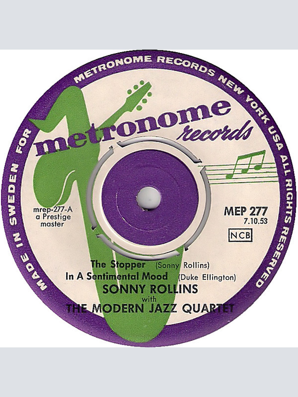 Vinyl / Sonny Rollins With The Modern Jazz Quartet - Sonny Rollins