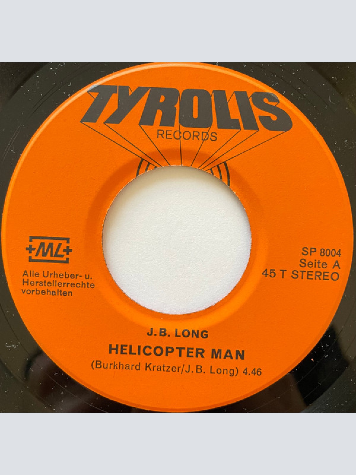Vinyl / J.B. Long (2) - Helicopter Man