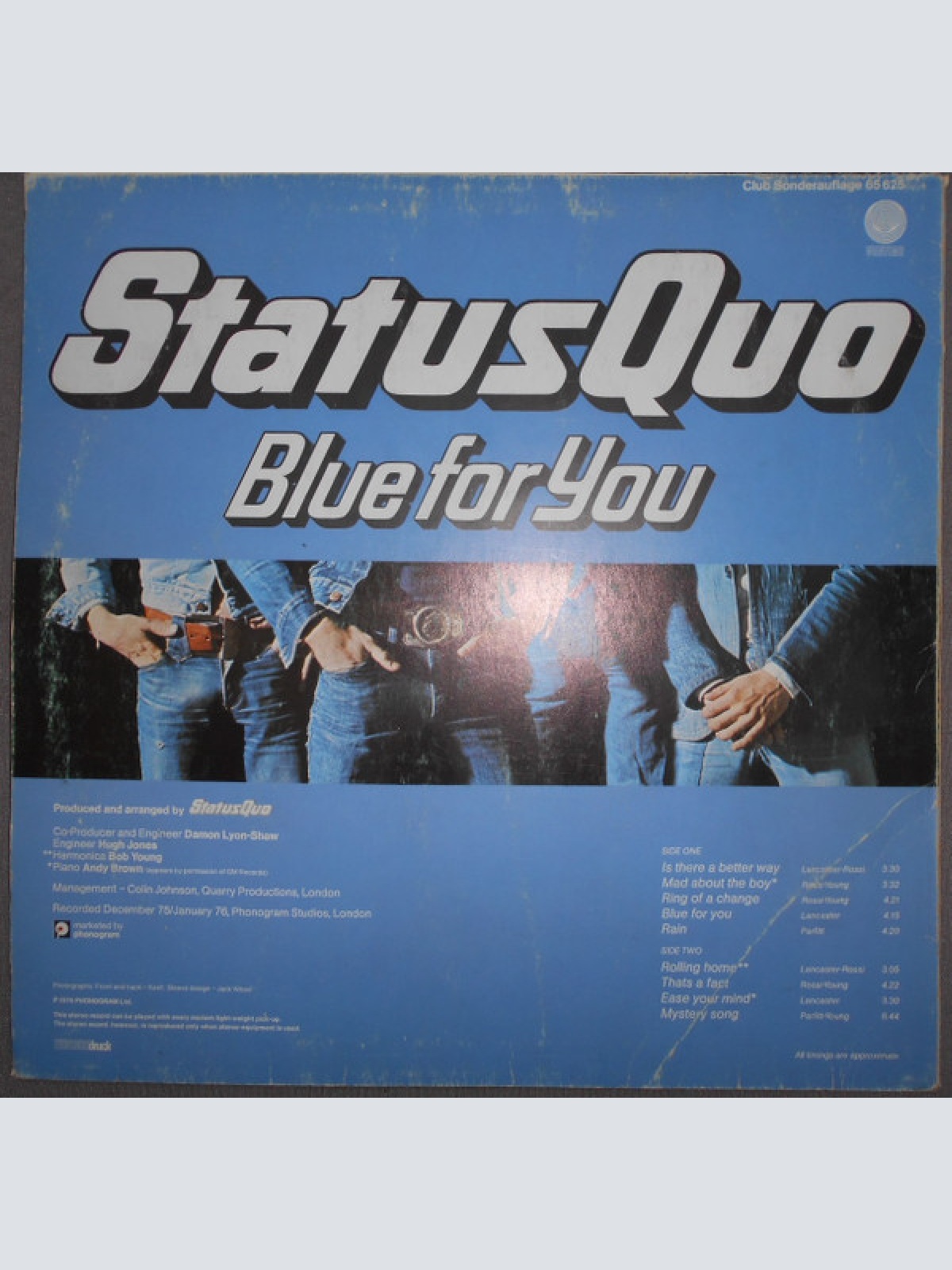 Vinyl / Status Quo - Blue For You