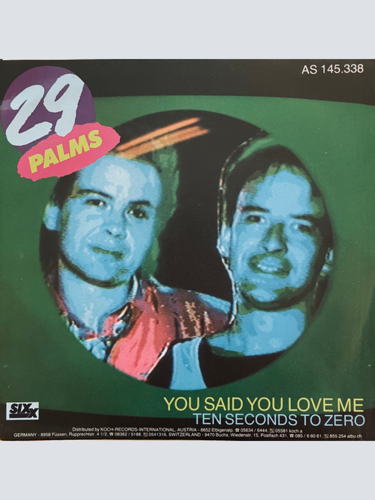 Vinyl / 29 Palms (3) - You Said You Love Me