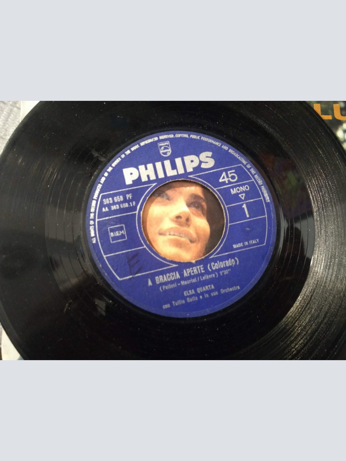 Vinyl / Elsa Quarta - A Braccia Aperte / Se Ti Parlo Di Lui