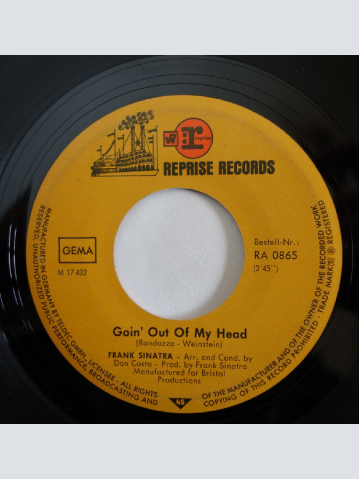 Vinyl / Frank Sinatra - Forget To Remember / Goin' Out Of My Head