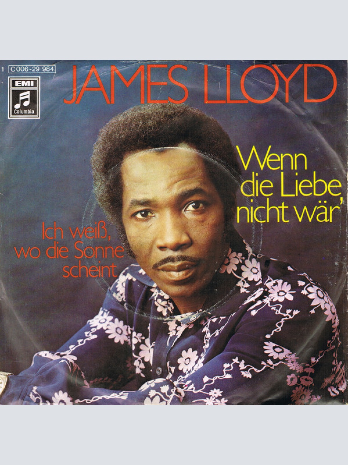 Vinyl / James Lloyd - Wenn Die Liebe Nicht Wär`