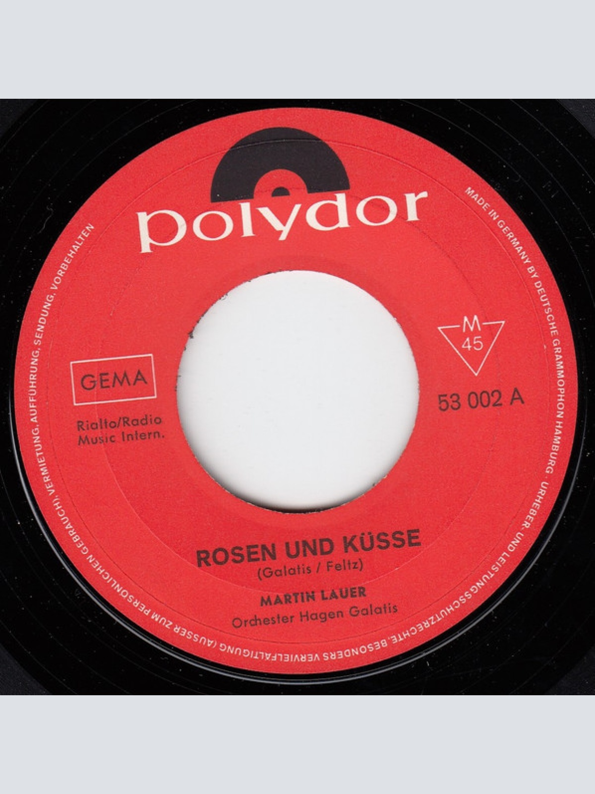 Vinyl / Martin Lauer - Rosen Und Küsse / Rosenrot