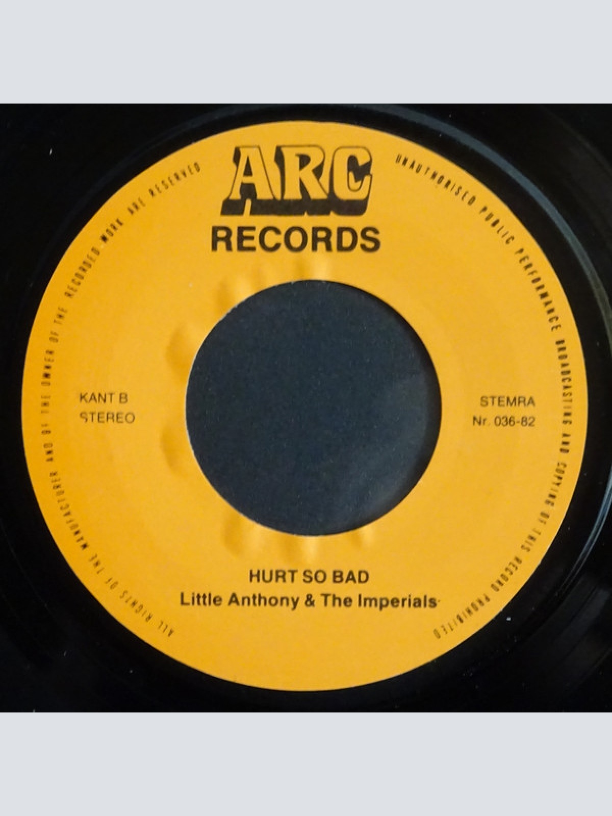 Vinyl / The Rivieras / Little Anthony & The Imperials - California Sun / Hurt So Bad