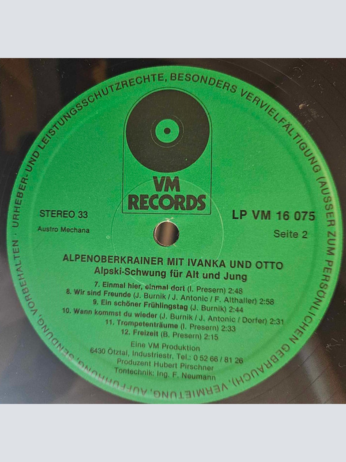 Vinyl / Alpenoberkrainer - Alpski-Schwung Für Alt Und Jung