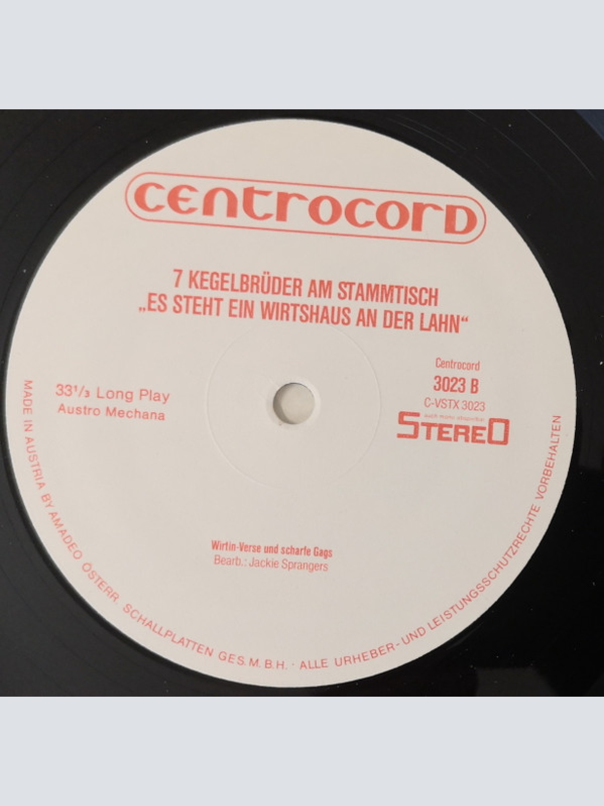 Vinyl / 7 Kegelbrüder Am Stammtisch - Es Steht Ein Wirtshaus An Der Lahn