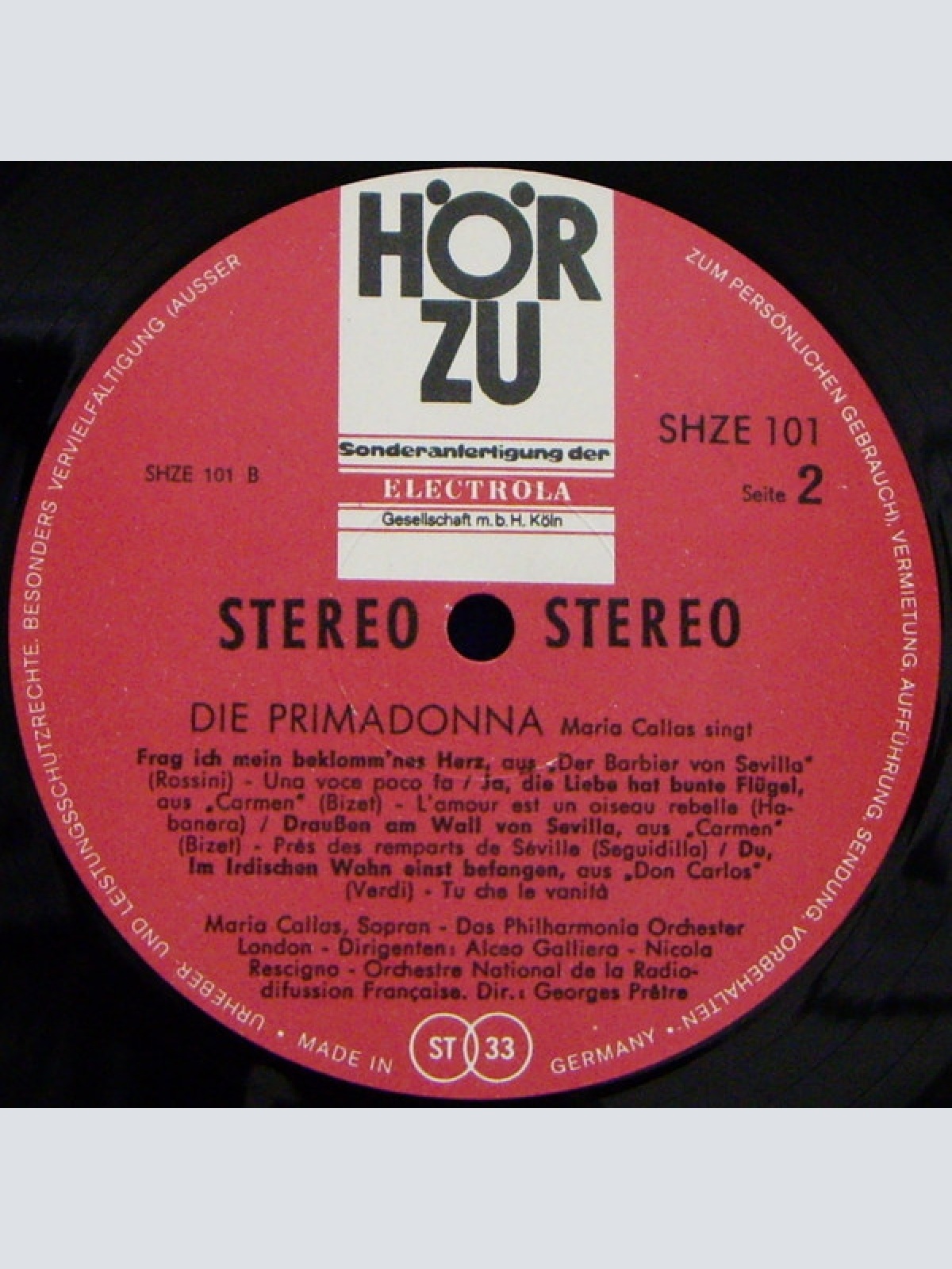 Vinyl / Maria Callas - Die Schönsten Arien