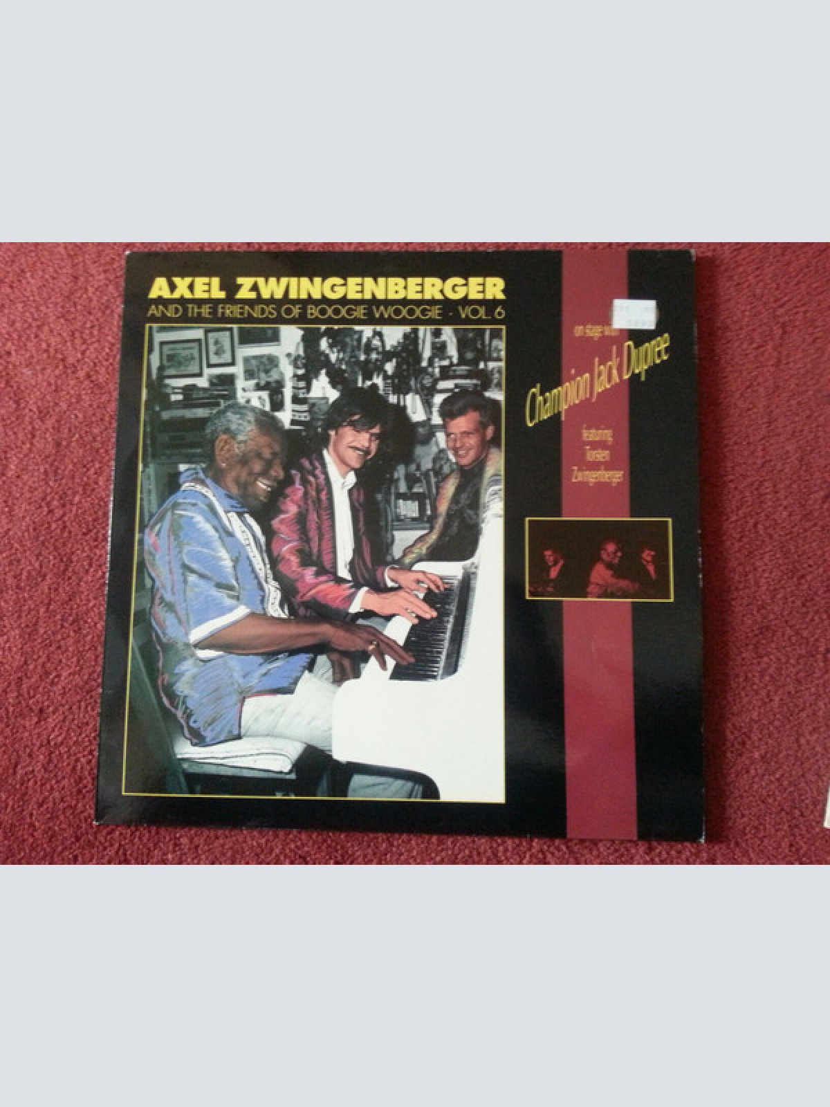 Vinyl / Axel Zwingenberger With Champion Jack Dupree - On Stage