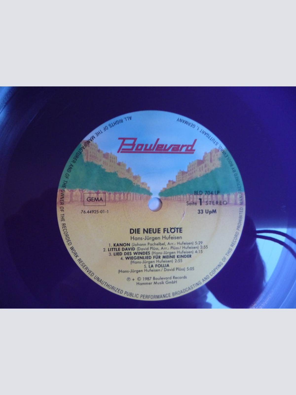 Vinyl / Hans-Jürgen Hufeisen - Die Neue Flöte