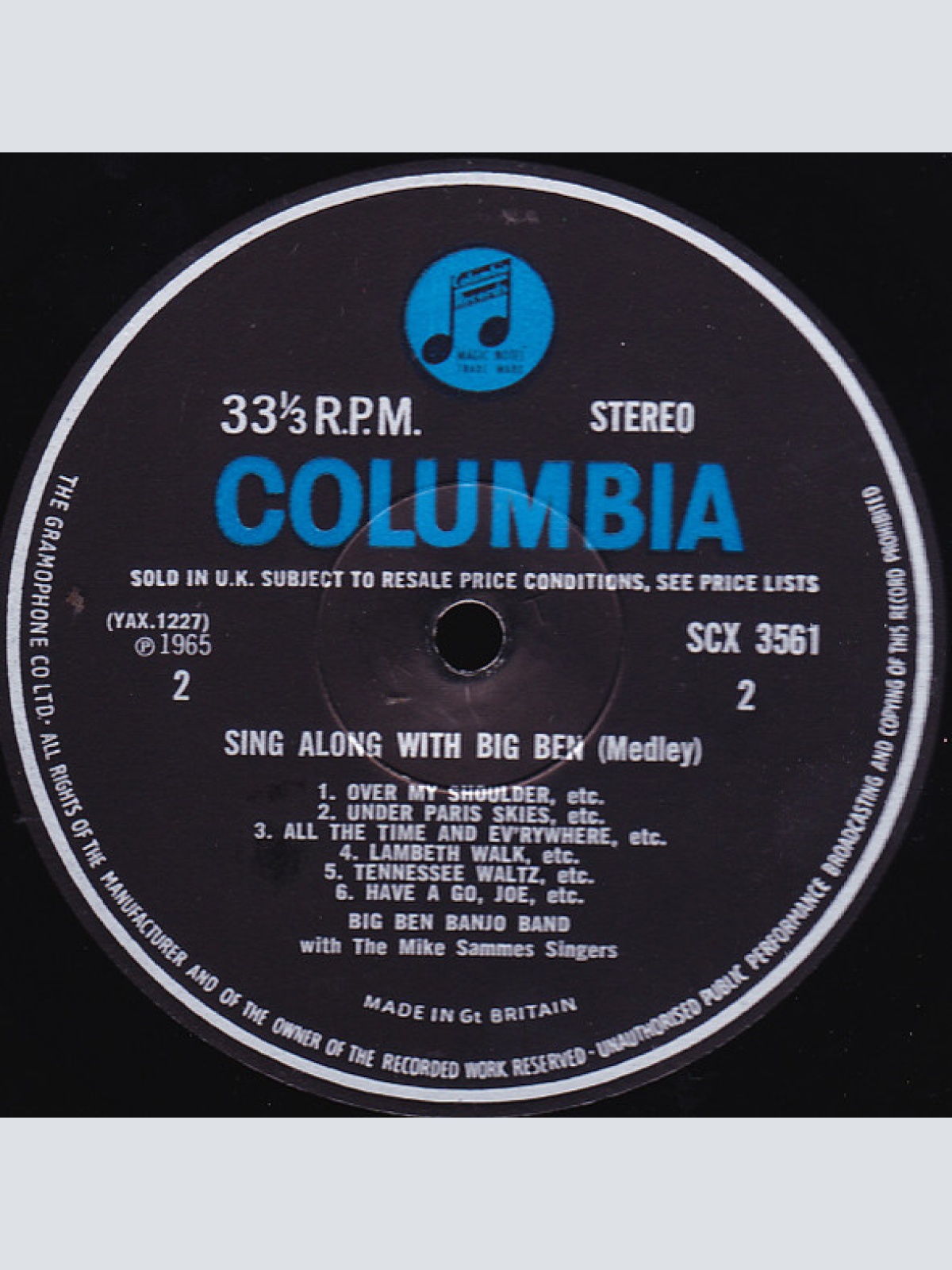 Vinyl / Big Ben Banjo Band* With The Mike Sammes Singers* - Sing Along With Big Ben