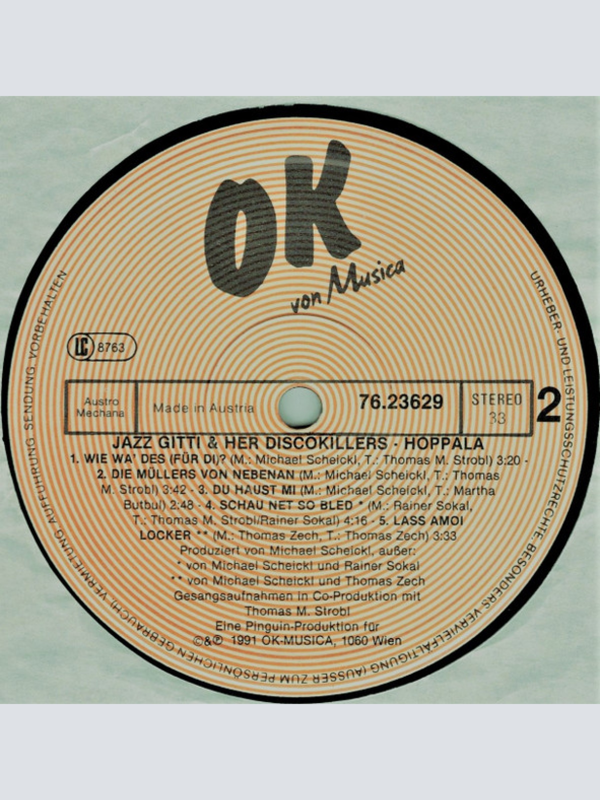 Vinyl / Jazz Gitti & Her Disco Killers* - Hoppala