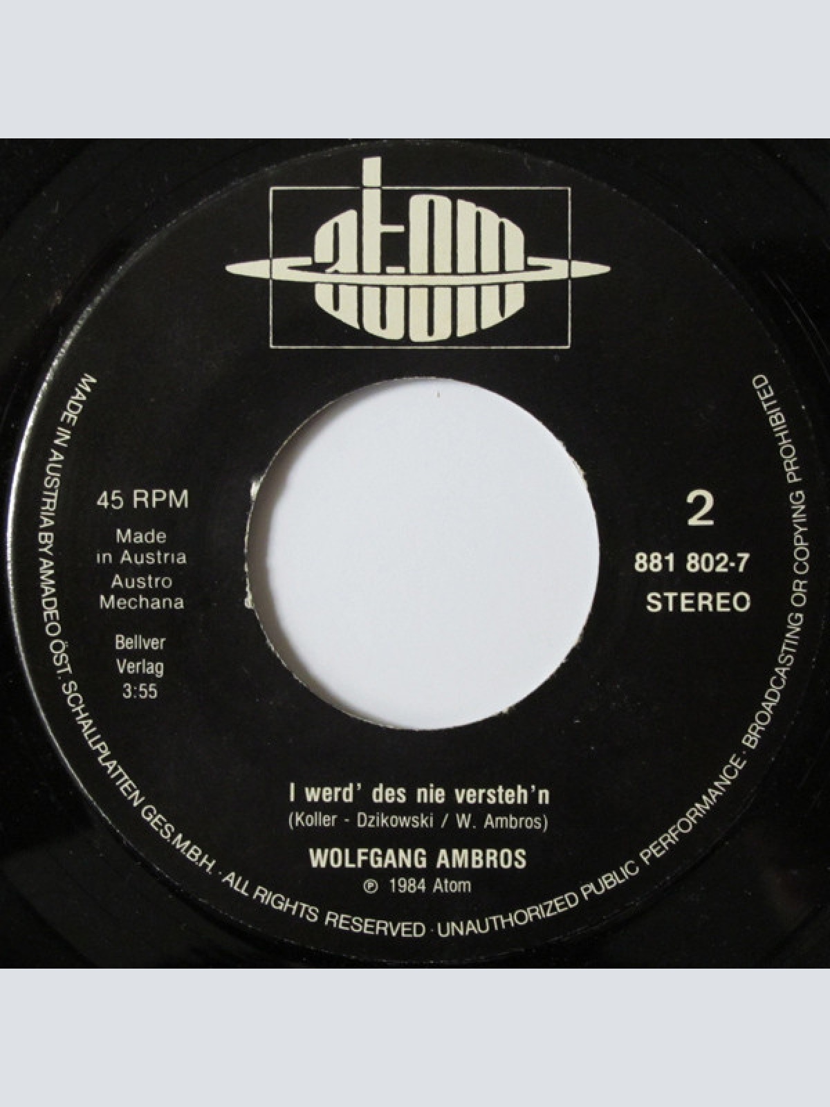 Vinyl / Wolfgang Ambros / André Heller - Kumm Ma Mit Kane Ausreden Mehr