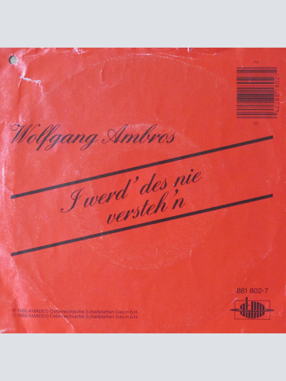 Vinyl / Wolfgang Ambros / André Heller - Kumm Ma Mit Kane Ausreden Mehr