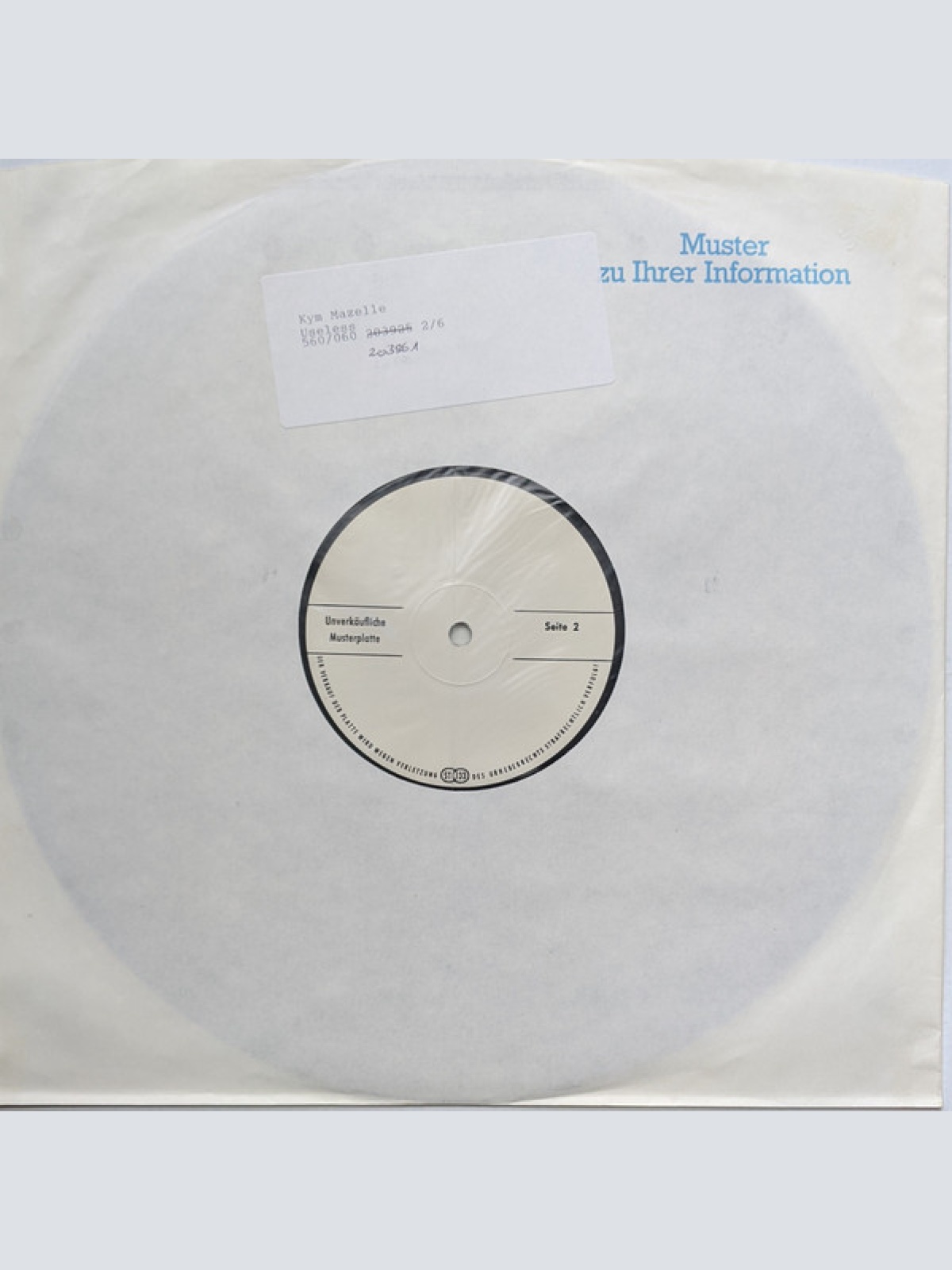 Vinyl / Kym Mazelle - Useless (I Don't Need You Now)