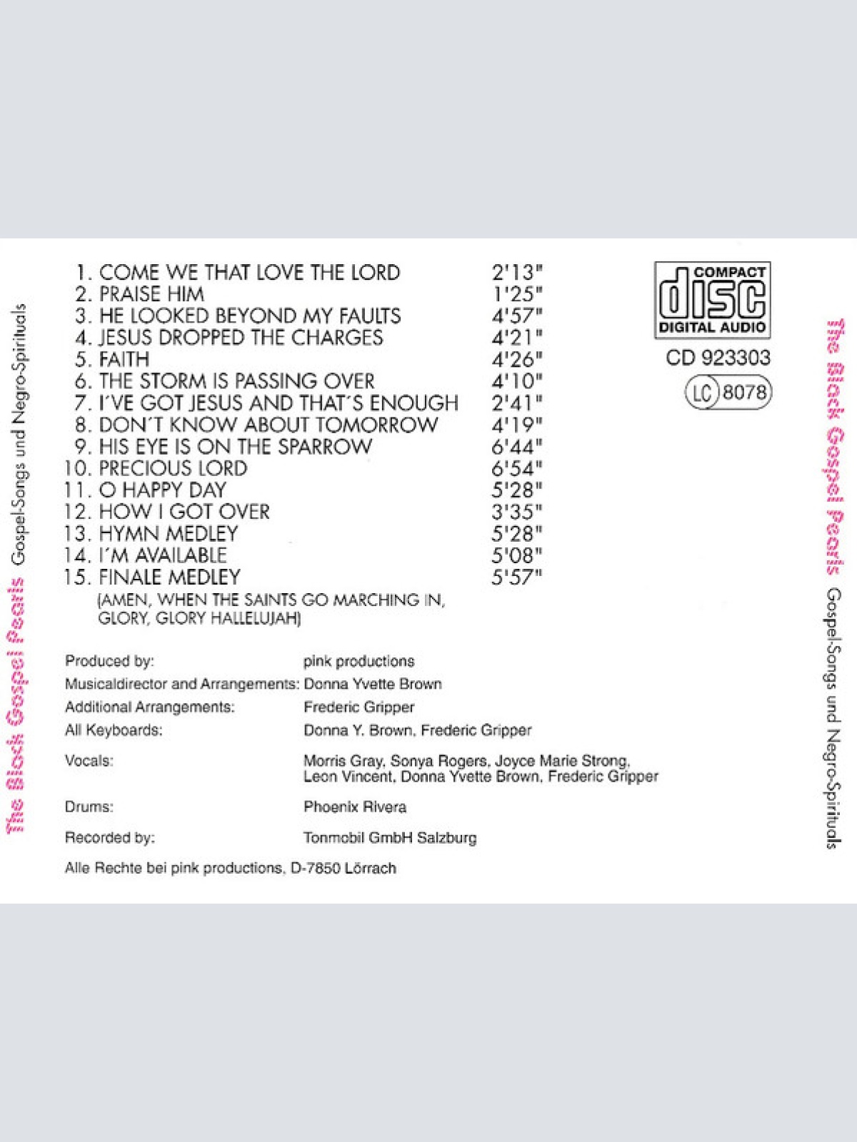 CD / The Black Gospel Pearls - Live (Gospel-Songs Und Negro-Spirituals Volume 1)