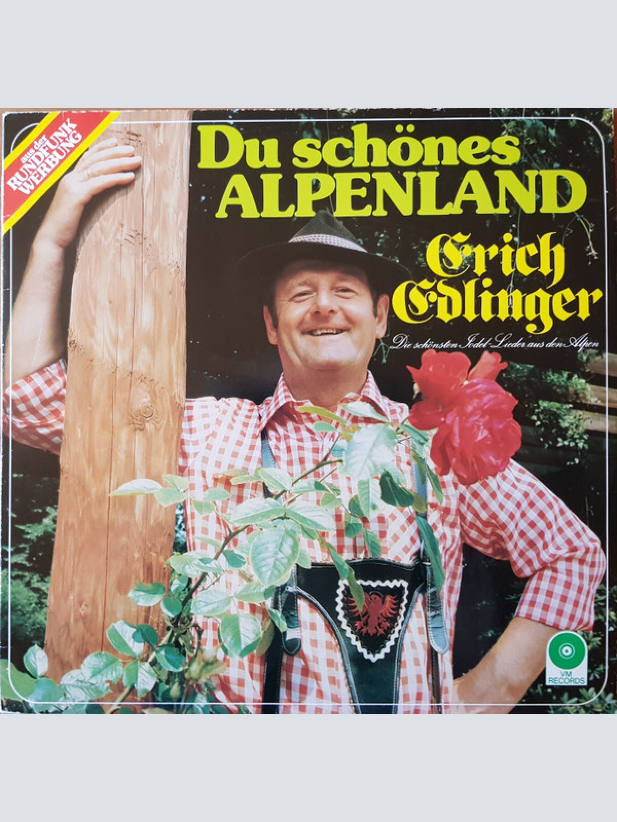Vinyl / Erich Edlinger - Du Schönes Alpenland - Die Schönsten Jodel-Lieder Aus Den Alpen