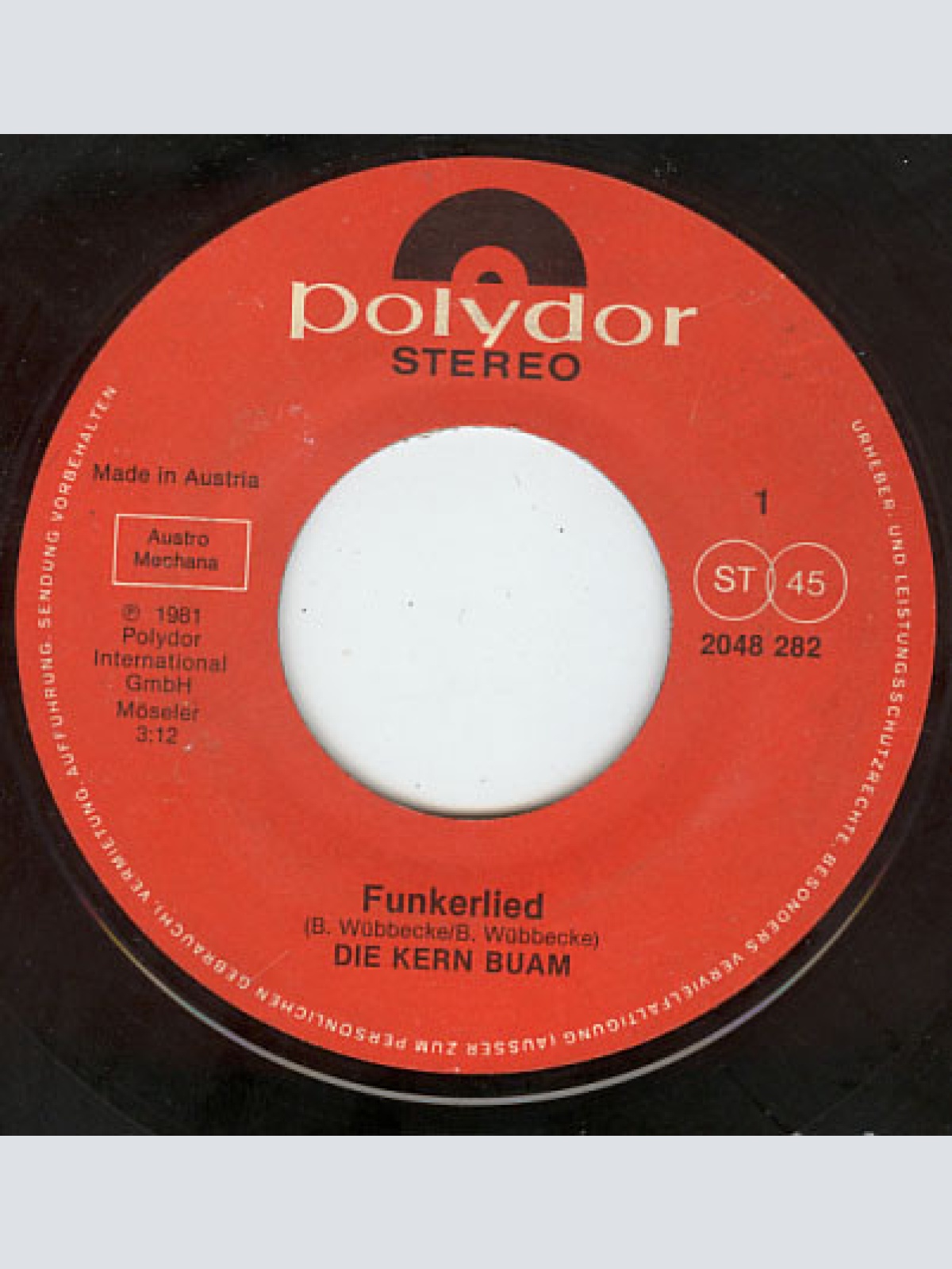 Vinyl / Die Kern Buam - Funkerlied / Traummelodie