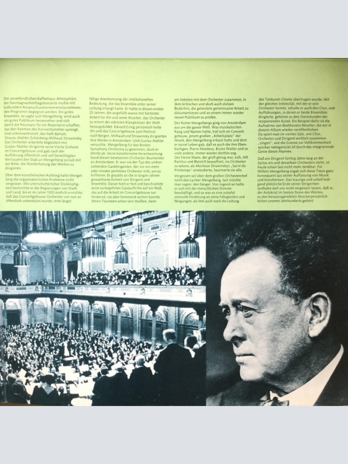 Vinyl / Beethoven*, Willem Mengelberg, Concertgebouw-Orchester Amsterdam* - Sinfonien Nr. 5 / Nr. 9