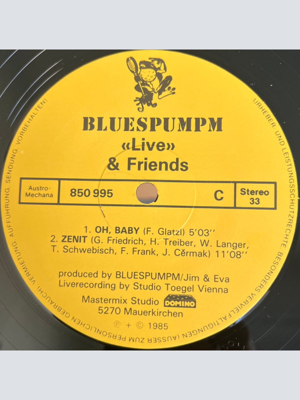 Vinyl / Bluespumpm - Live With Friends