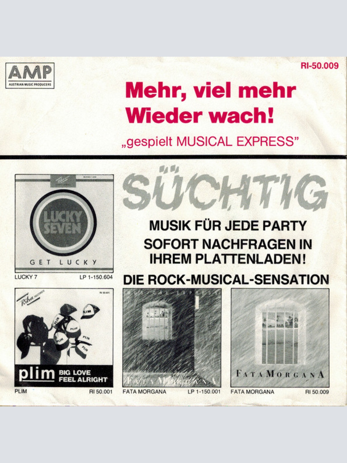 Vinyl / Musical Express / Musik - Express - Fata Morgana