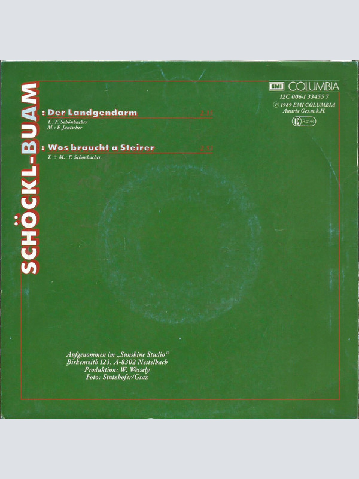 Vinyl / Schöckl-Buam - Der Landgendarm