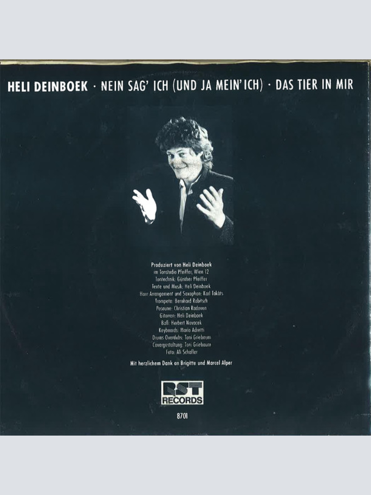 Vinyl / Heli Deinboek - Nein Sag' Ich (Und Ja Mein' Ich)