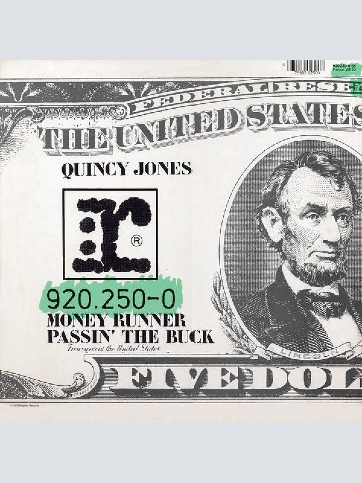 Vinyl / Quincy Jones - Money Runner