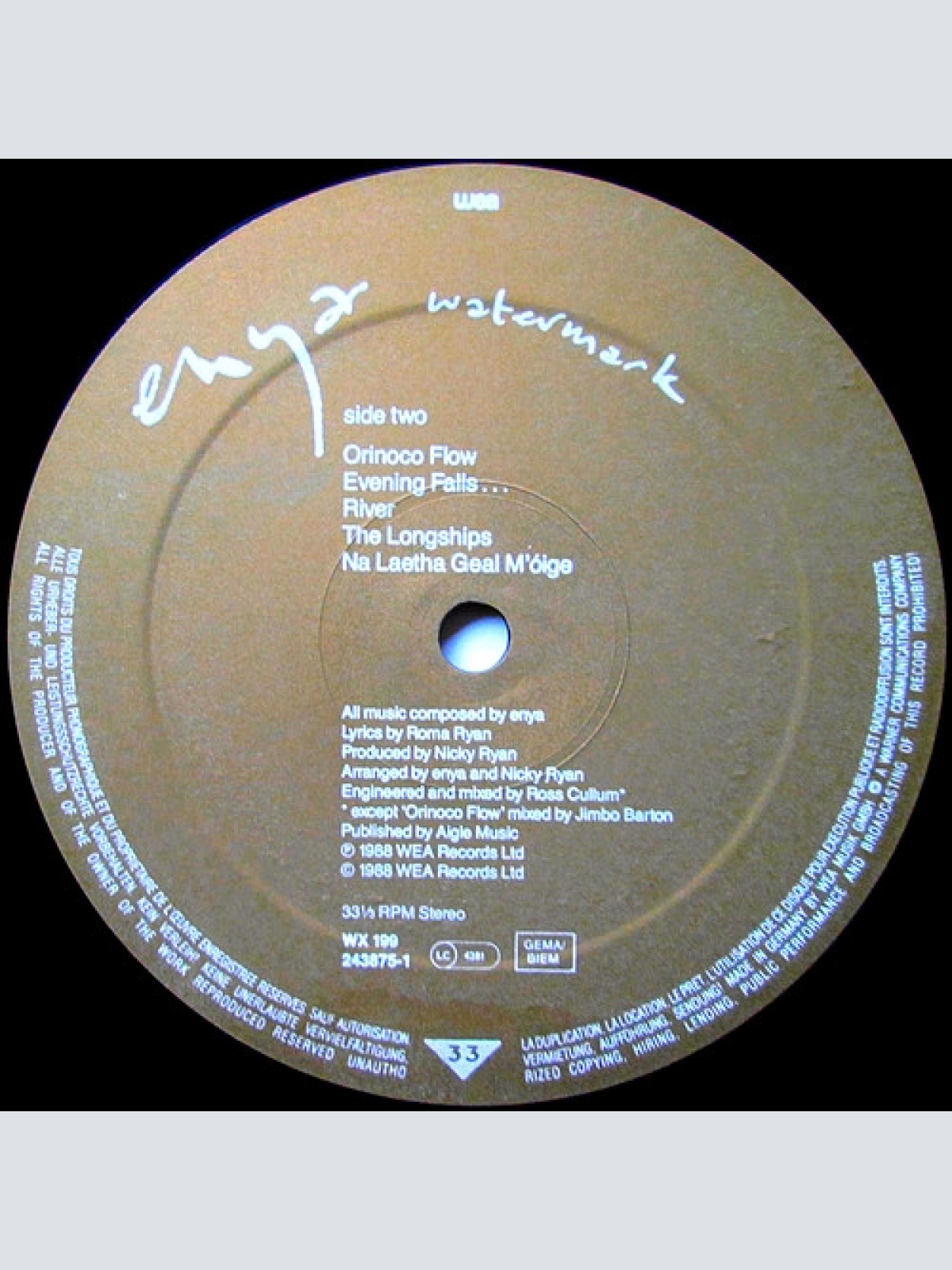 Vinyl / Enya - Watermark