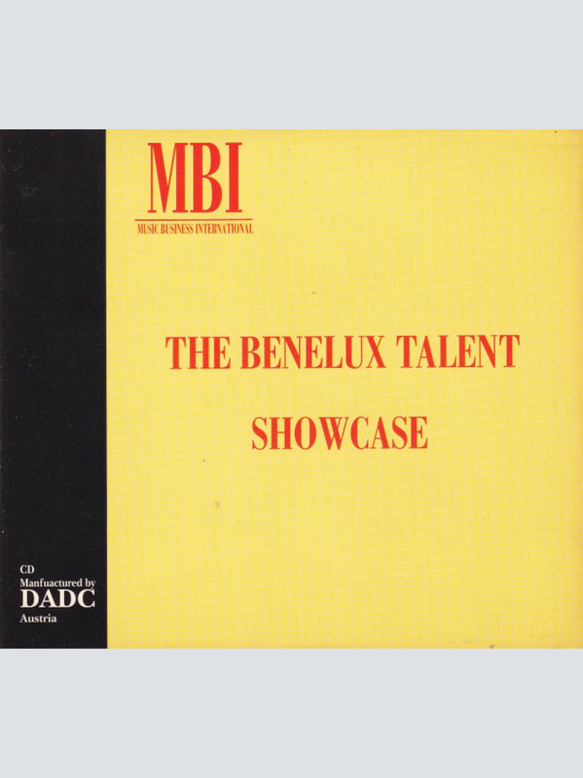 CD / Various - The Benelux Talent Showcase