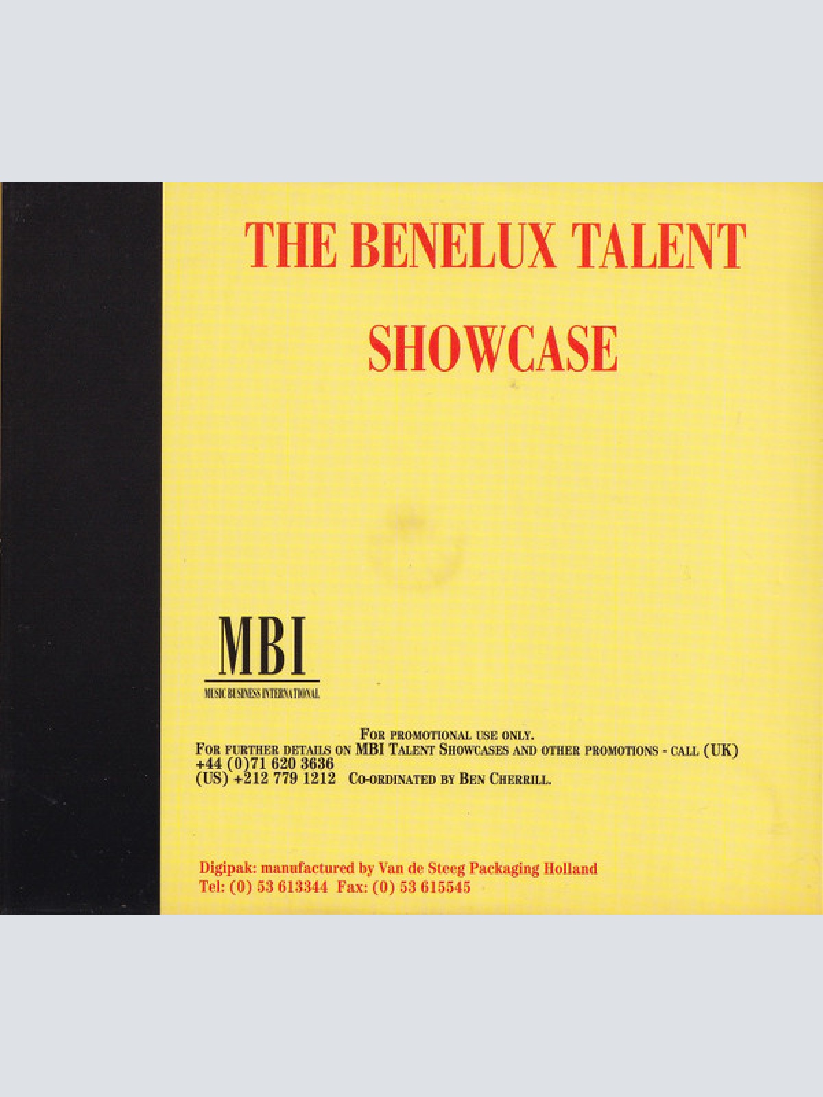 CD / Various - The Benelux Talent Showcase
