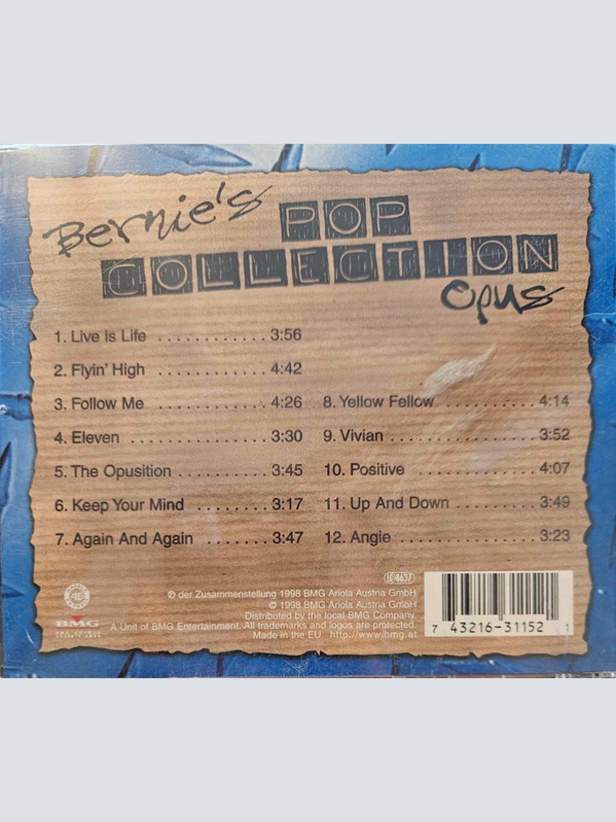 CD / Opus - Bernie's Pop Collection