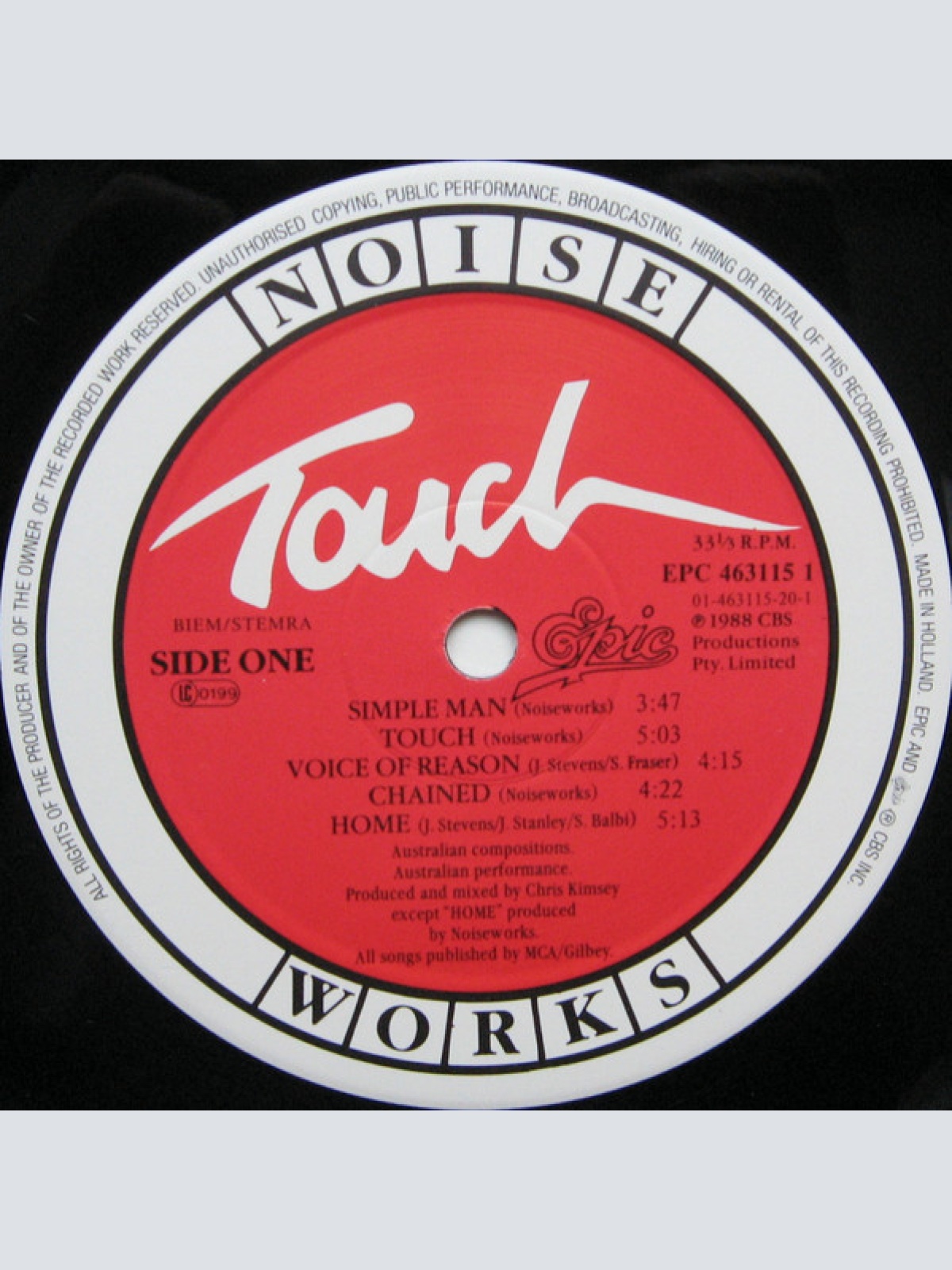 Vinyl / Noiseworks - Touch