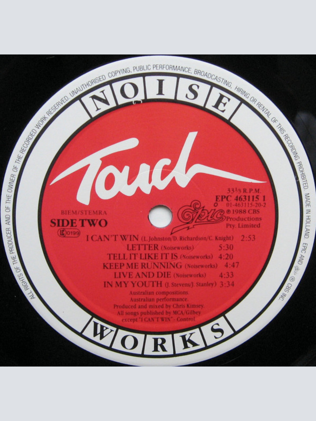 Vinyl / Noiseworks - Touch