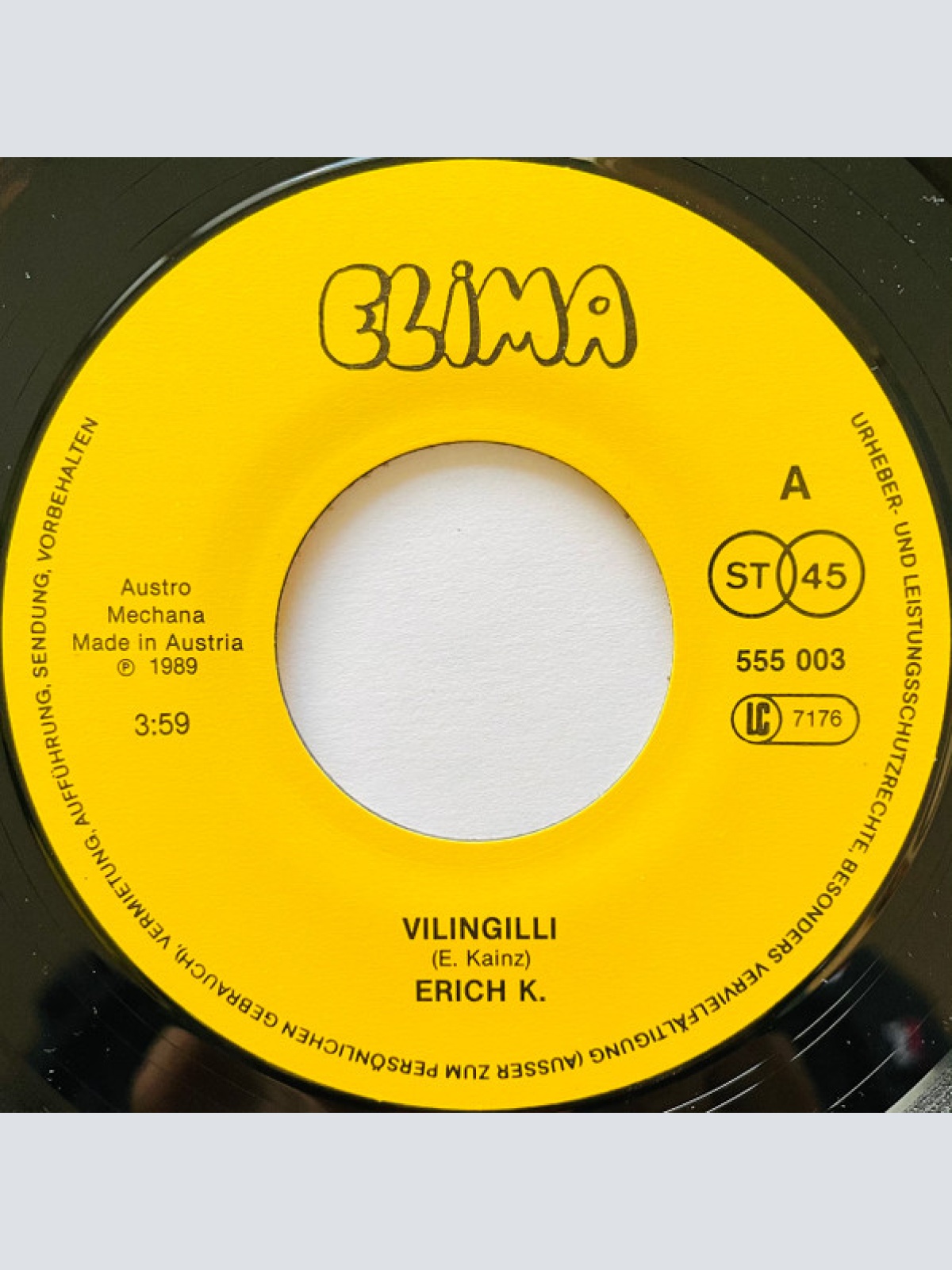Vinyl / Erich K.* - Vilingilli