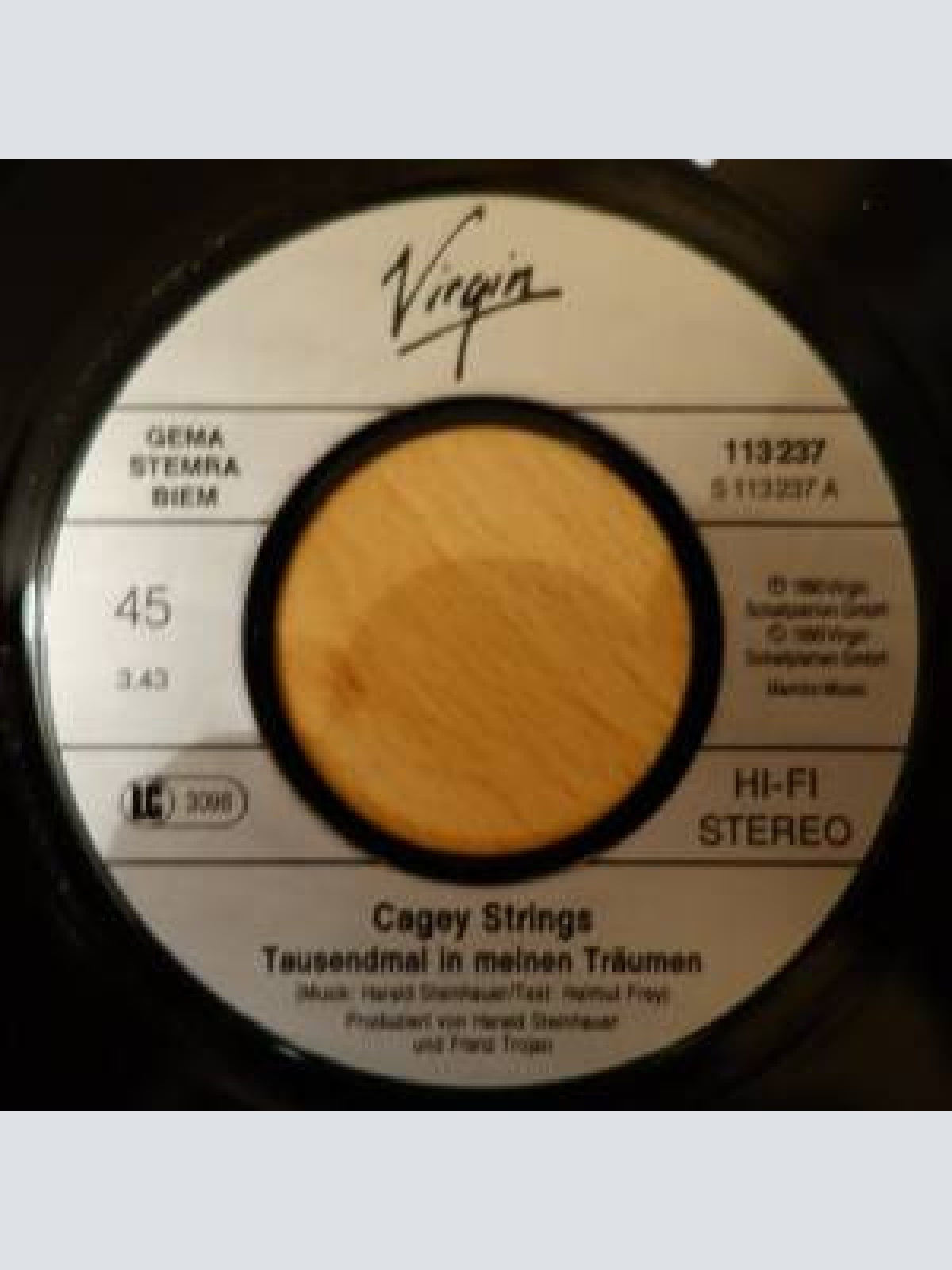 Vinyl / Cagey Strings - Tausendmal In Meinen Träumen