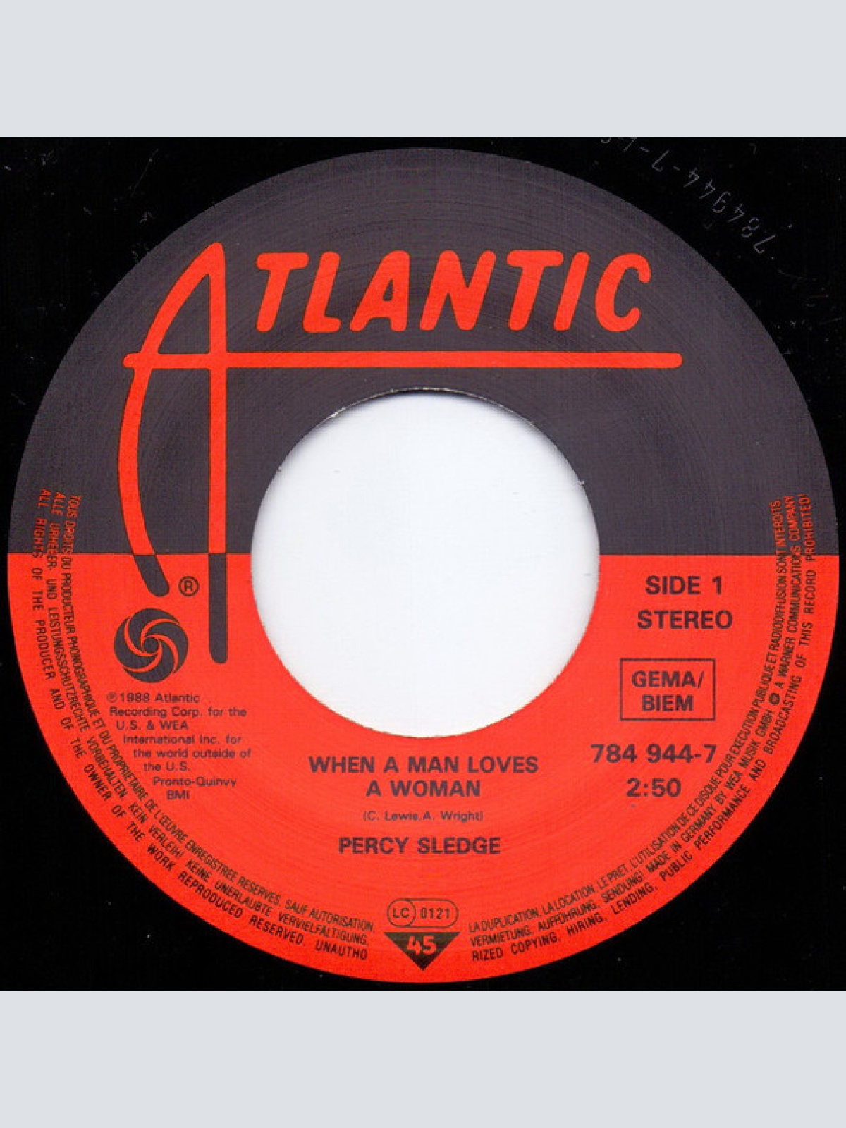 Vinyl / Percy Sledge - When A Man Loves A Woman