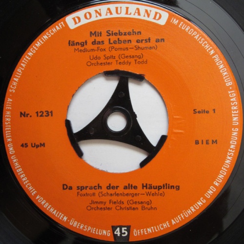 Vinyl / Various - Mit Siebzehn Fängt Das Leben Erst An / Da Sprach der Alte Häuptling / Mein Neuer Hut / Blueberry Hill (Ein Kleines Haus Am Ende Der Welt)