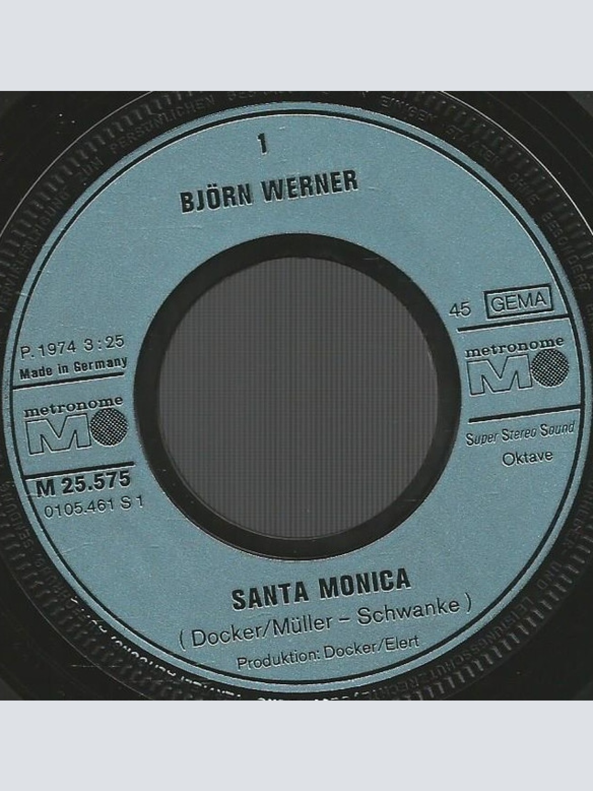 Vinyl / Björn Werner - Santa Monica / Ein Neuer Tag Beginnt