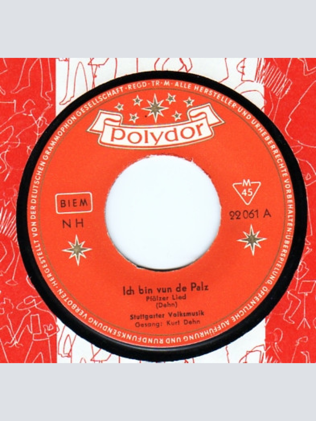 Vinyl / Stuttgarter Volksmusik, Kurt Dehn - Ich Bin Vun De Palz