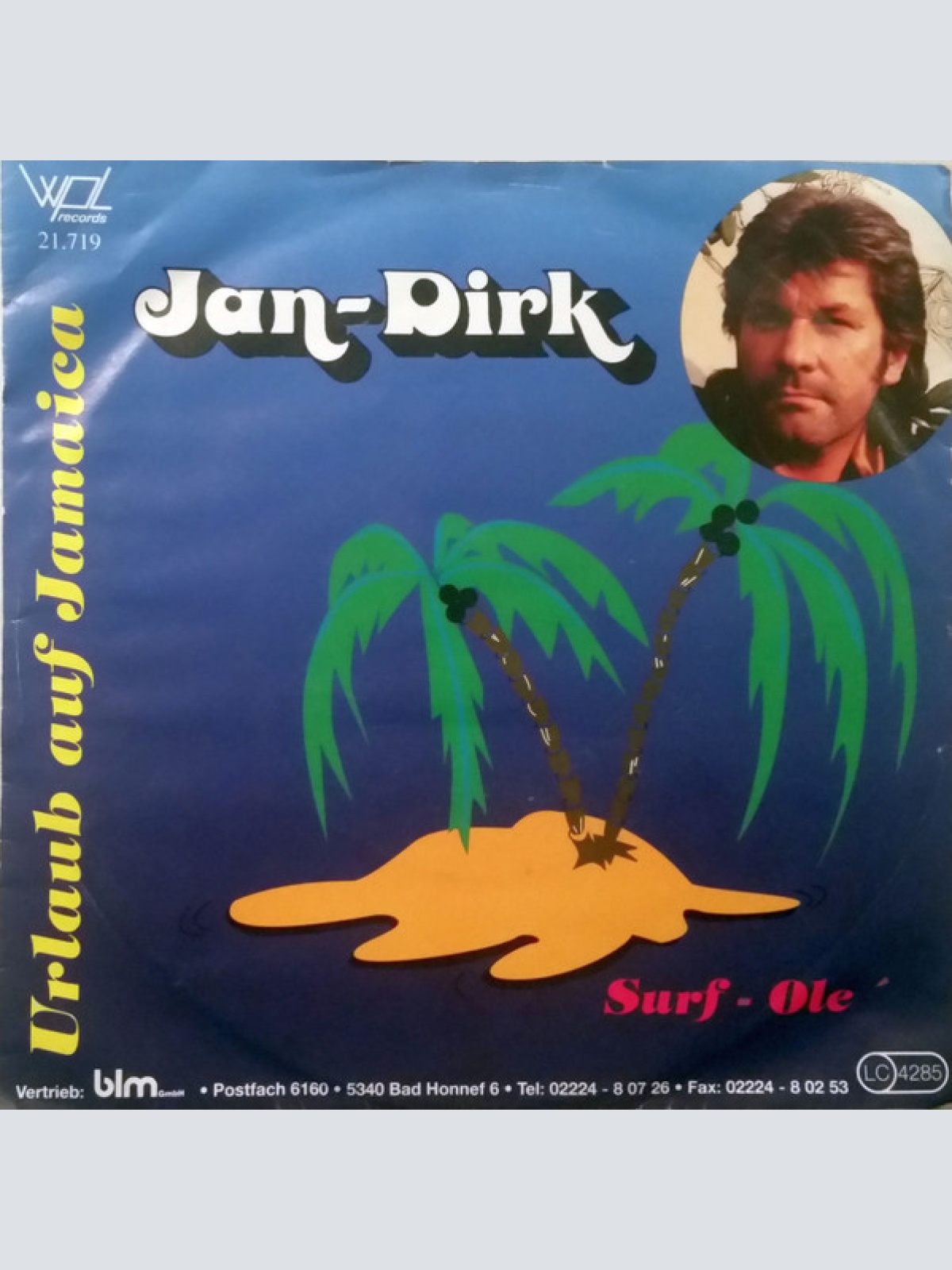 Vinyl / Jan-Dirk - Urlaub Auf Jamaica